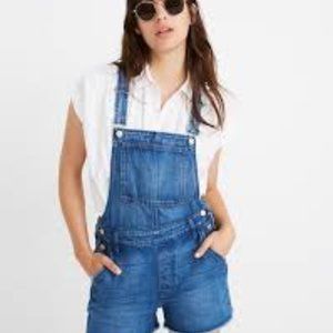 Madewell Adirondack Short Overalls XXS